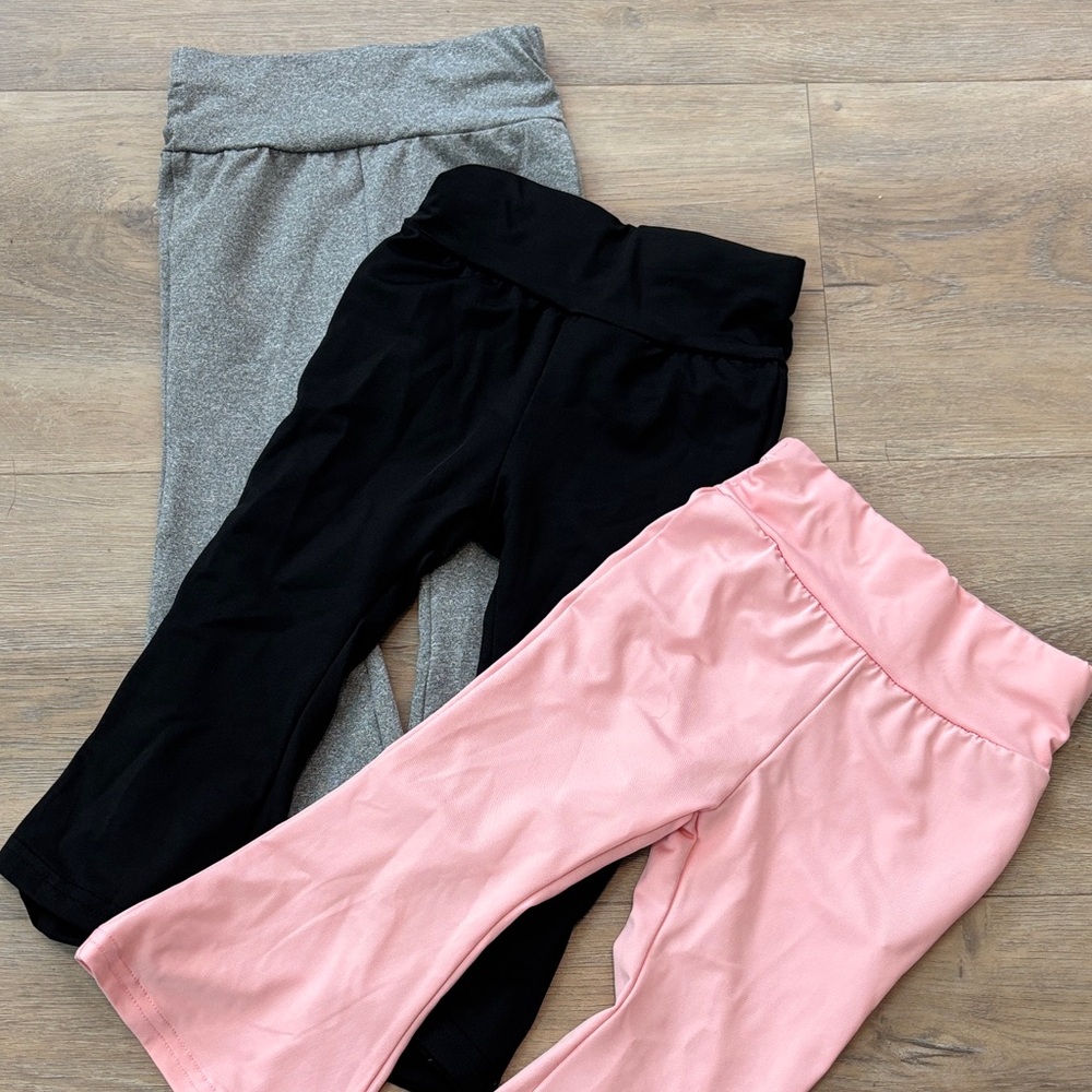 SHEIN KIDS FLARED LEGGINGS BUNDLE